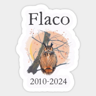 Flaco 2010-2024 Sticker